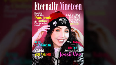 Cover of ETERNALLY NINETEEN Magazine