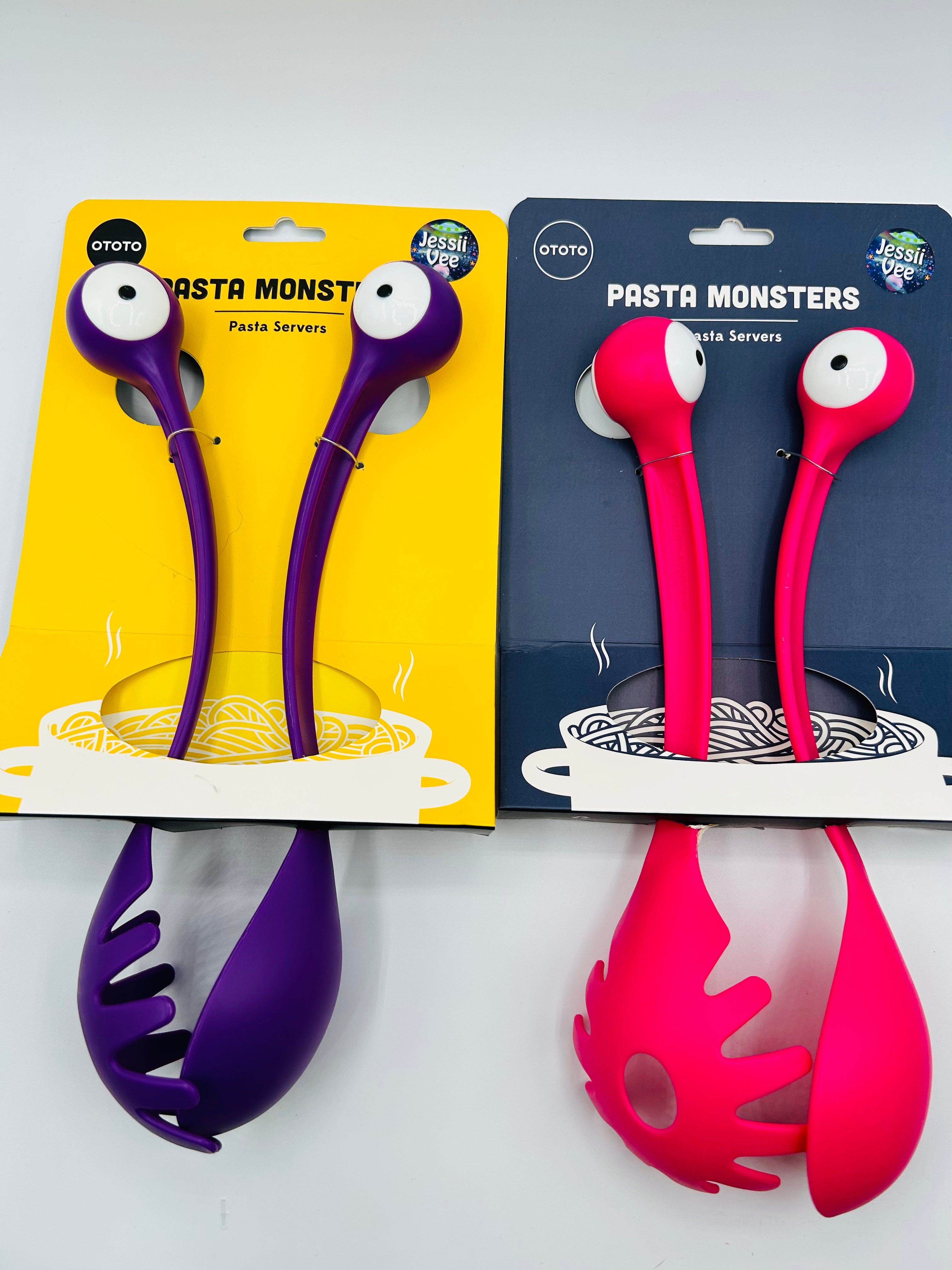 OTOTO Pasta Monsters Pasta Servers 