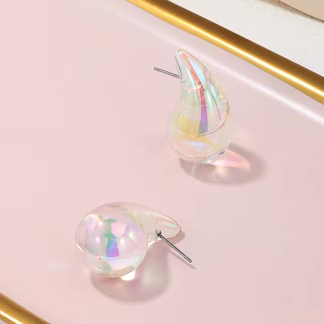 Raindrop Studded Earrings Raindrop Studded Earrings