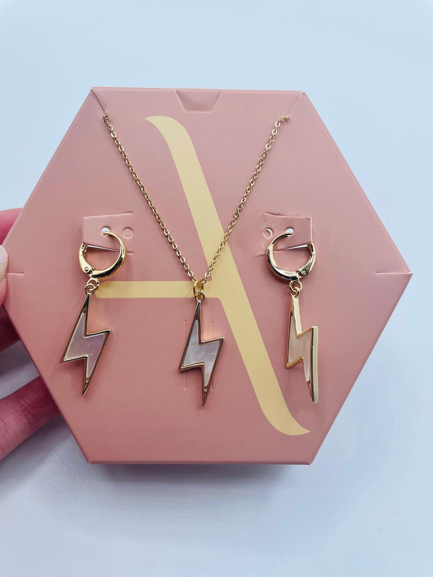 Astral Lightning Strike Jewelry Set