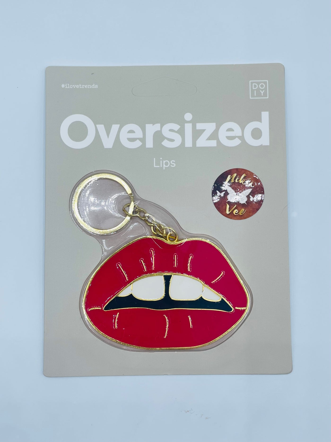Oversized Lips Keychain