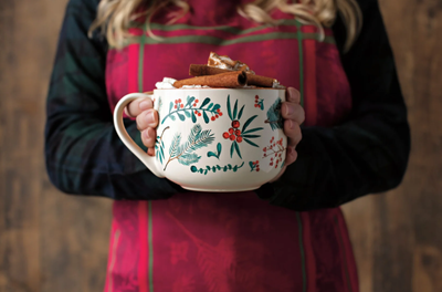 Winterberry Latte Mug