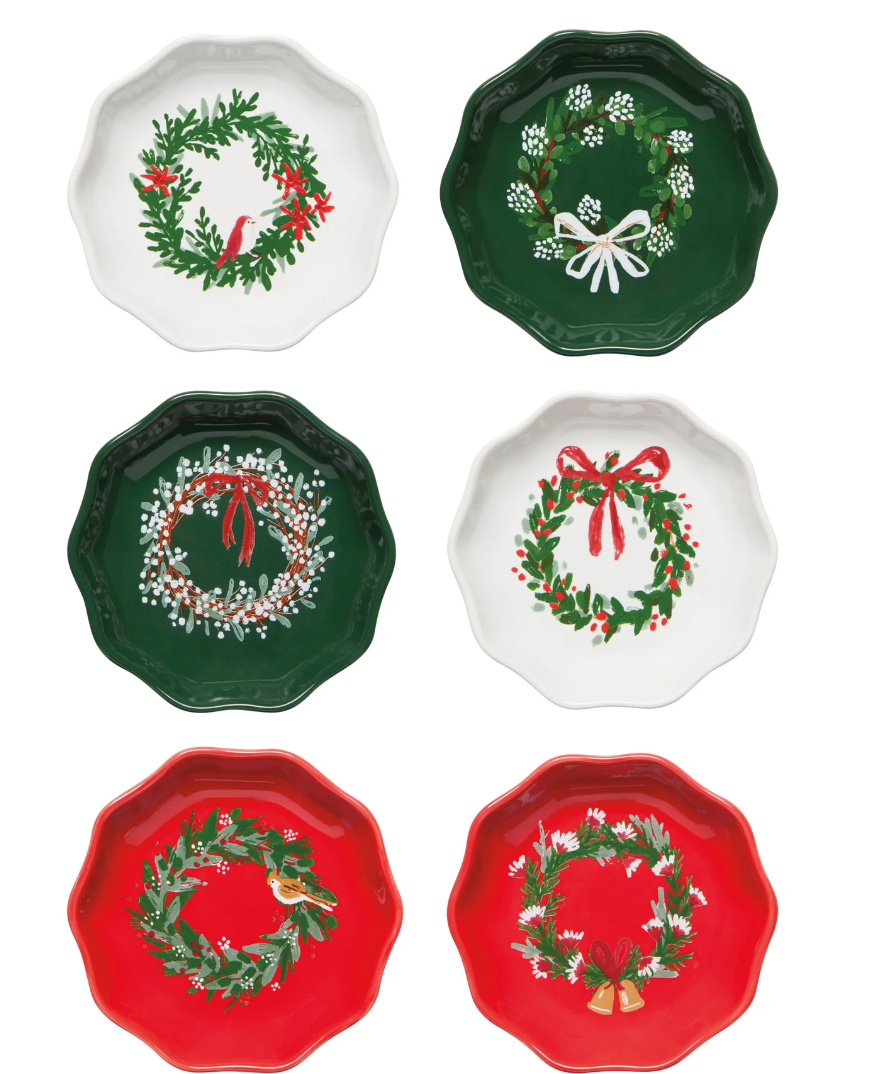 Wreath Shaped Pinch Bowl Set