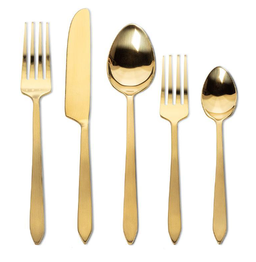 Gold Handle Small Fork