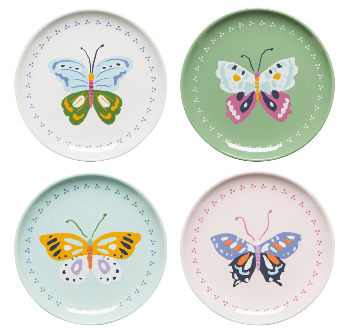 Flutter By Appetizer Plates - set of 4