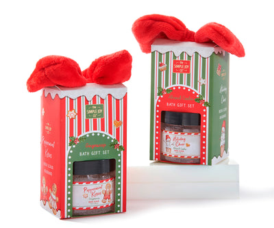 Festive Body Scrub and Headband