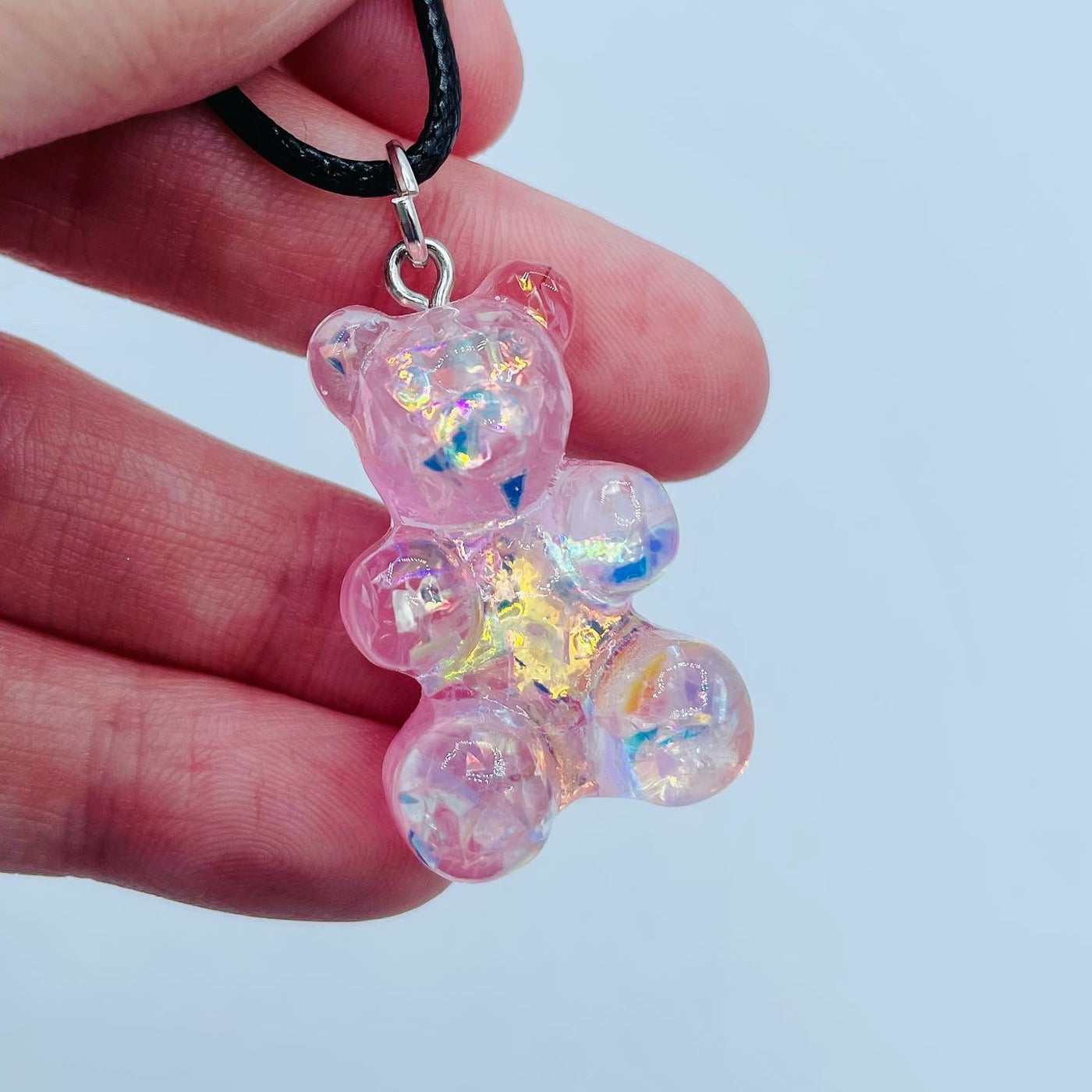 Mystery Glitter Gummy Bear Necklace