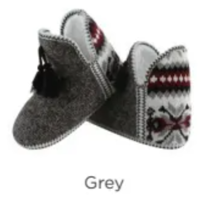 Snoozies Nordic Sweater Bootie