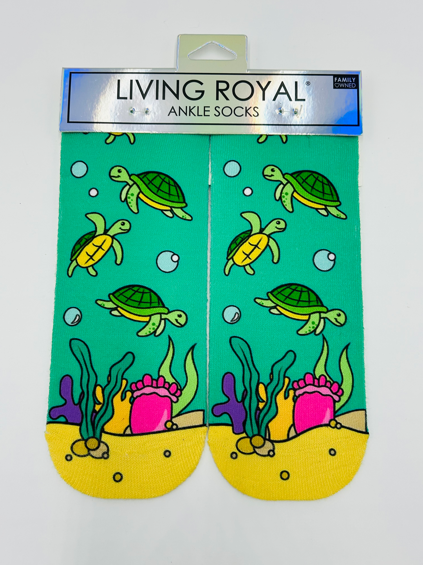 Sea Turtle Ankle Socks