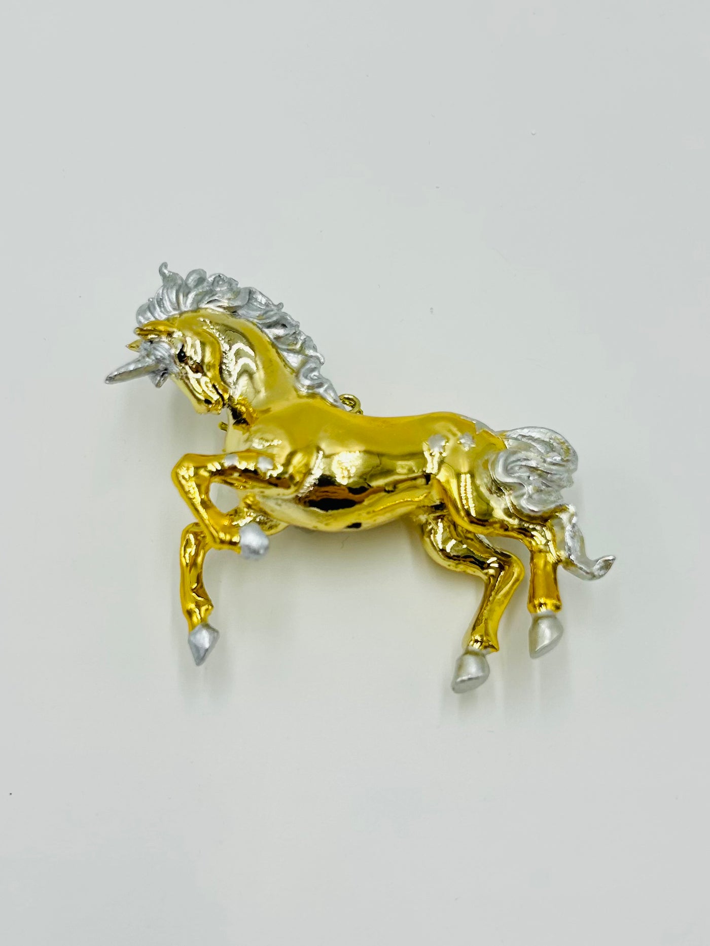 Gold and Silver Unicorn Ornament