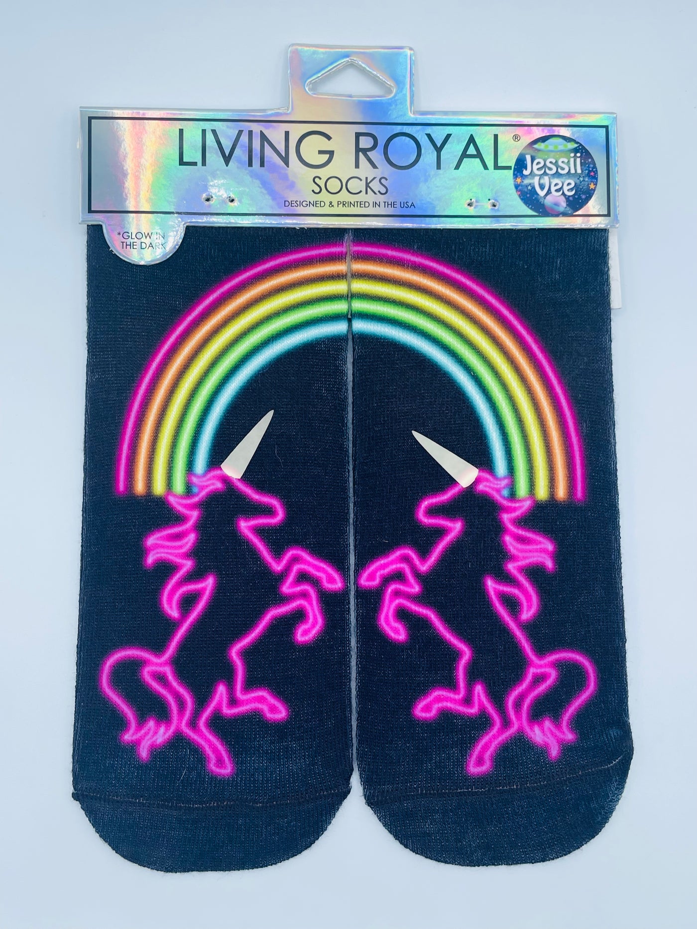 Unicorn Life Glow Ankle Socks