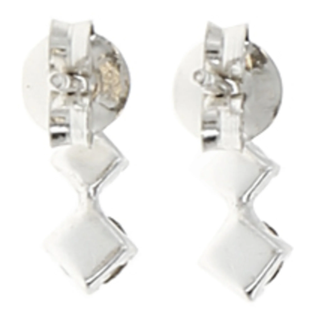 Card Earrings - Engaged 10mm Stone