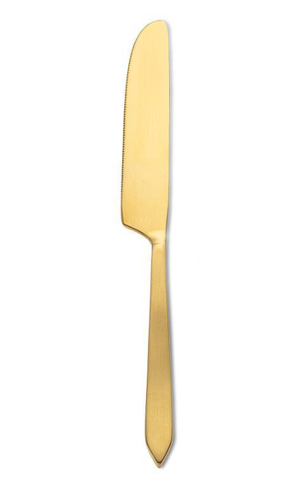 Gold Handle Large Knife