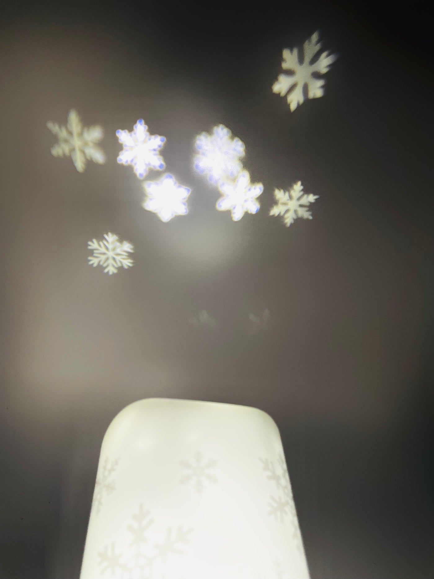 Snowflake LED Projector Candle
