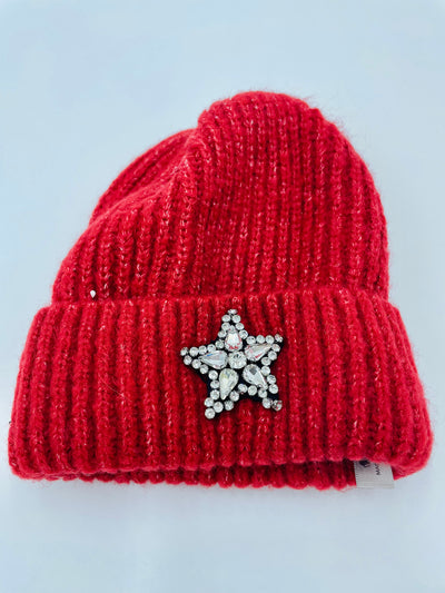 Knitted Hat With Star