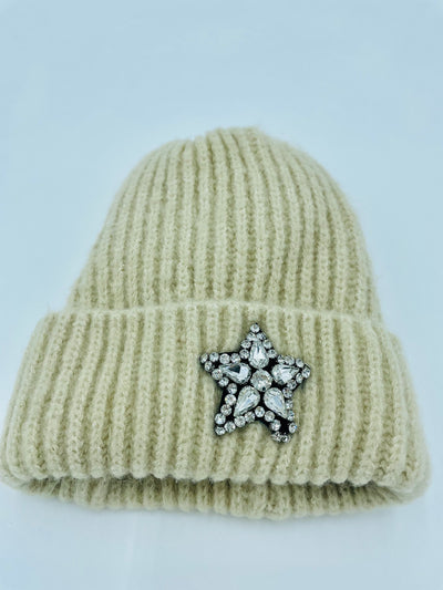 Knitted Hat With Star