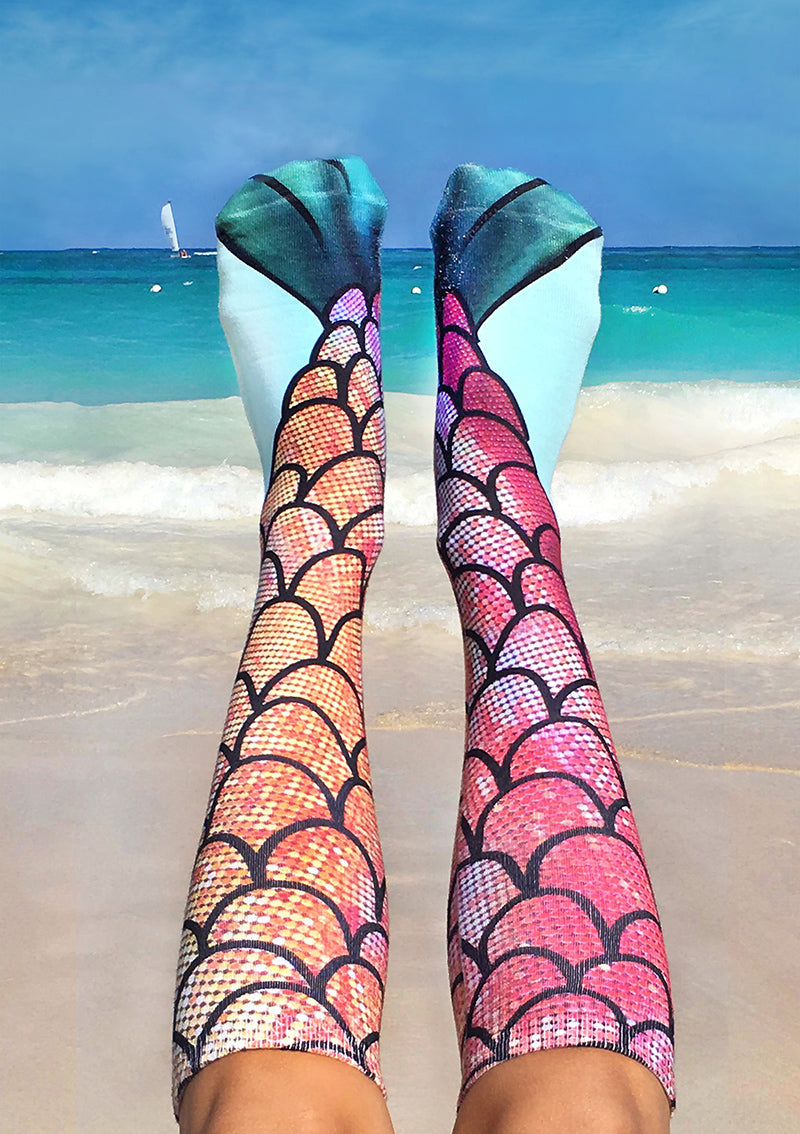 Mermaid Knee High Socks