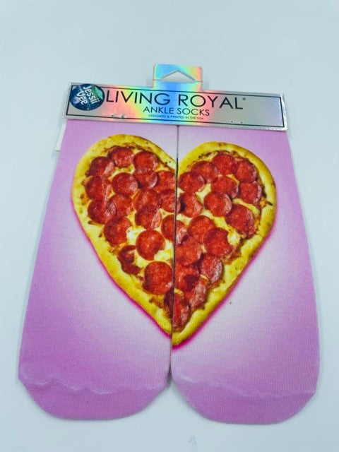 Heart Pizza socks